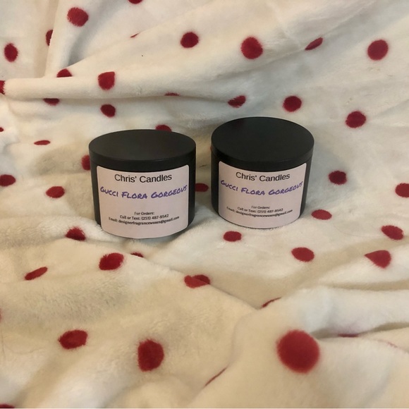 2 Gucci Flora Gorgeous Gardenia Scent Candles - Picture 1 of 1